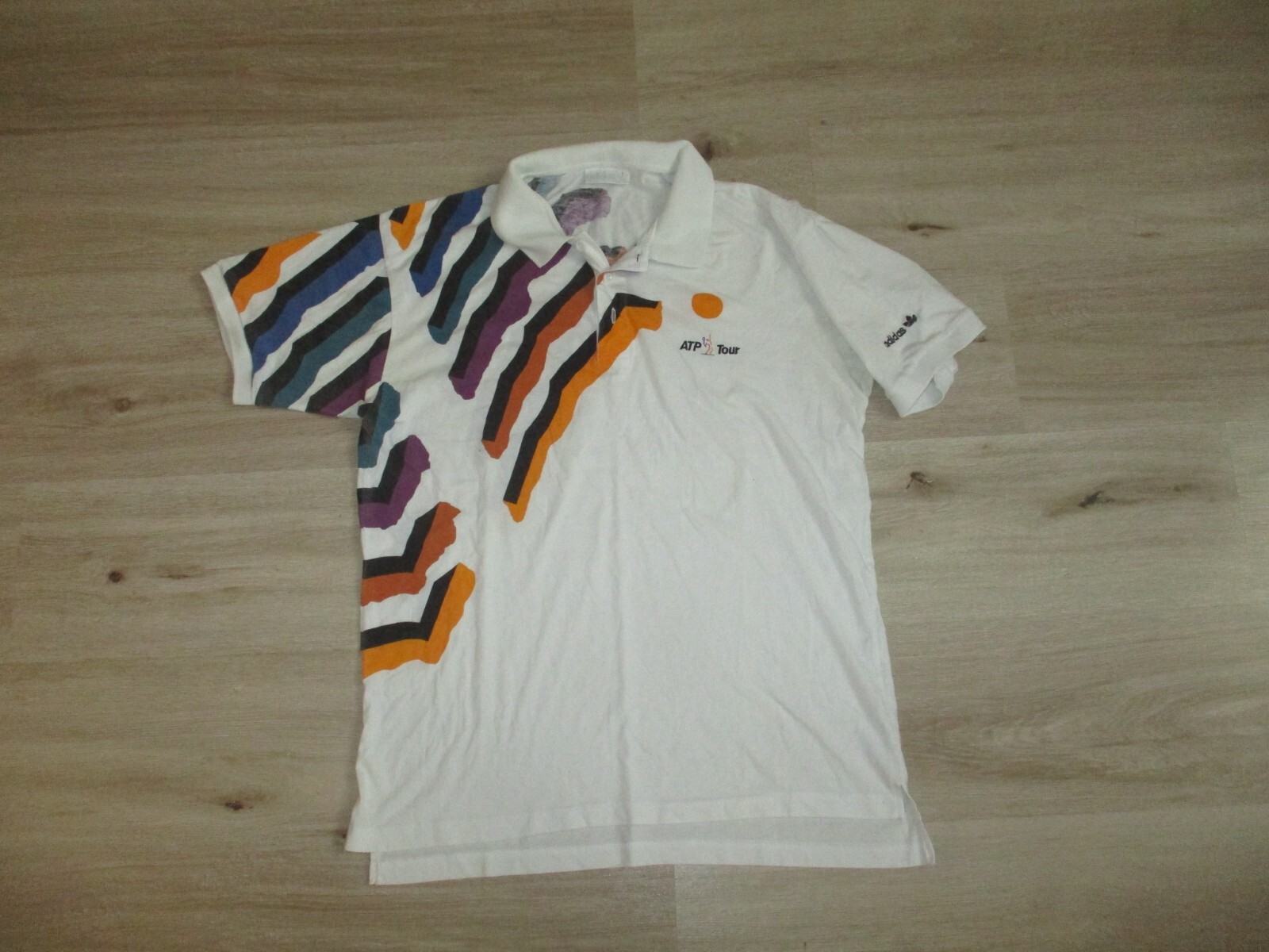 adidas ATP TOUR polo shirt vintage retro tennis oldschool adidas ATP TOUR polo shirt vintage retro tennis oldschool