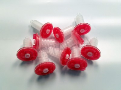 Red Dynamic Penta Dental Impression mixing tips compatible with 3M ESPE - 50 pcs