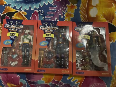 2024 Biker Mice From Mars Vinnie, Modo & Throttle Figure Set of 3 Nacelle H2