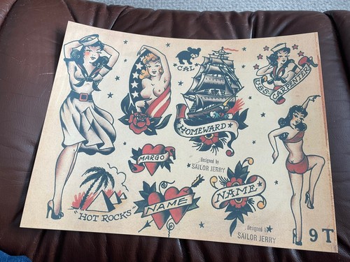 Sailor Jerry’s Tattoo Stencils l & ll Sailor Jerry's Tattoo Stencils II — Joe the Tattoo Guy