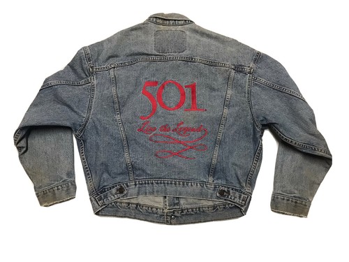 Rare Levi Strauss & Co. Embroidered 501 Live The Legend Rare Levi Strauss & Co. Embroidered 501 Live The Legend