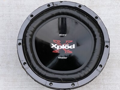 Sony Xplod Speaker XS-L121P5W Subwoofer - Peak Power: 1200 Watts