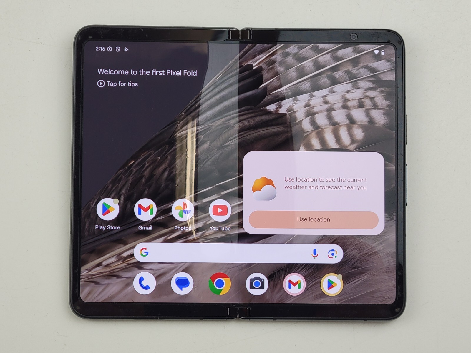 Google Pixel Fold (G9FPL) 256GB - Obsidian Black (Unlocked Google Pixel Fold (G9FPL) 256GB - Obsidian Black (Unlocked