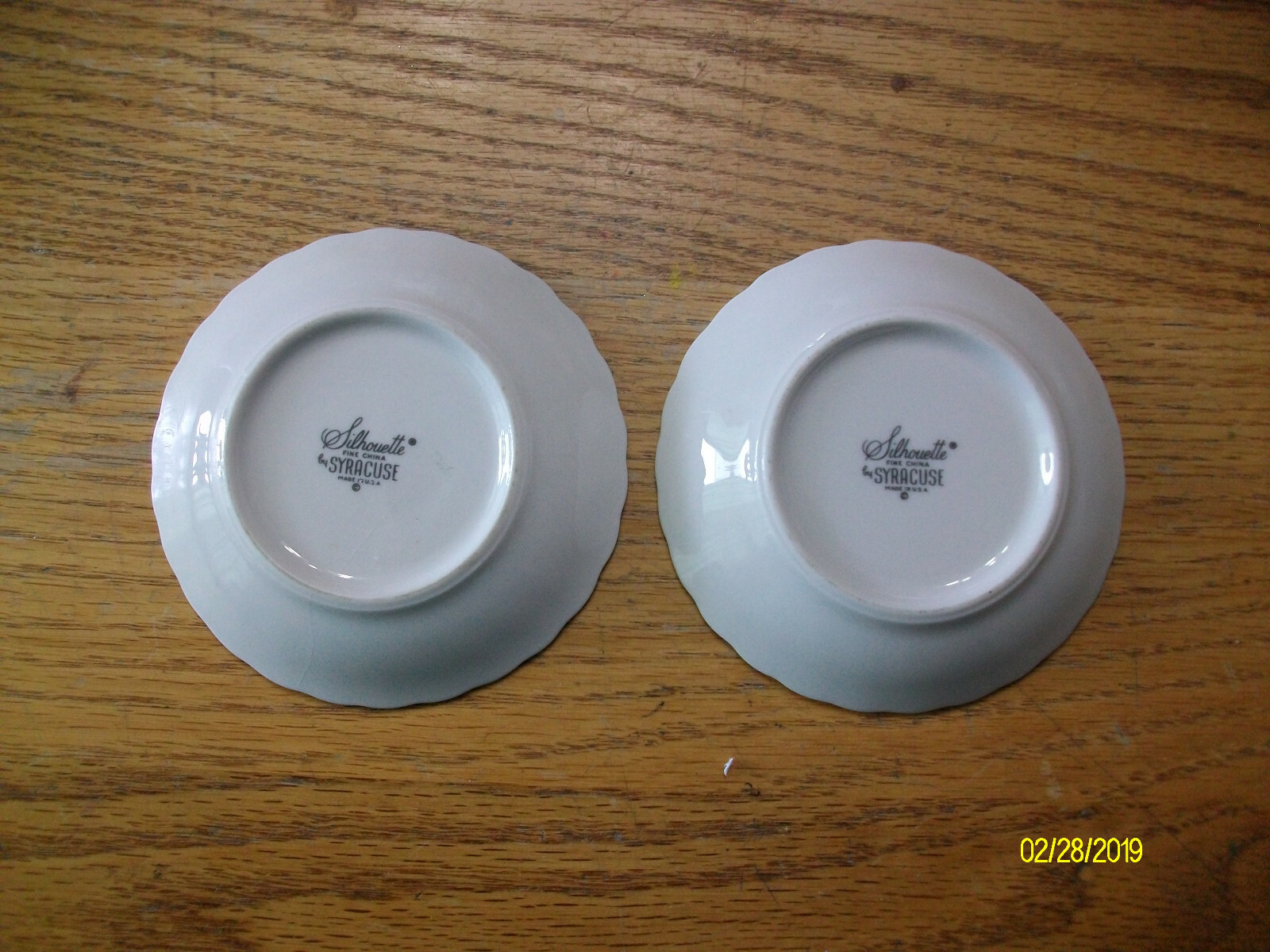 Silhouette Syracuse china  Syracuse Symphony trinket dish