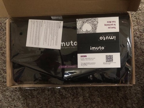 Imuto SOL-P36 2 Port : USB 5V/3.7A & DC 18V /1.5A Portable Solar Panel Charger