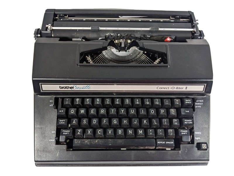 Brother typewriter photos of Brother 3912C by year then serial number