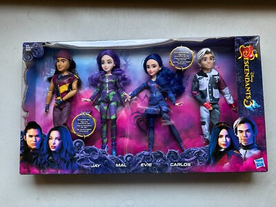 Disney Descendants 3 Isle of The Lost Collection 4 Pack Dolls Free Shipping