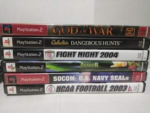 Sony PlayStation 2 Silver Slim Bundle: Controller, 6 Games + Memory Card