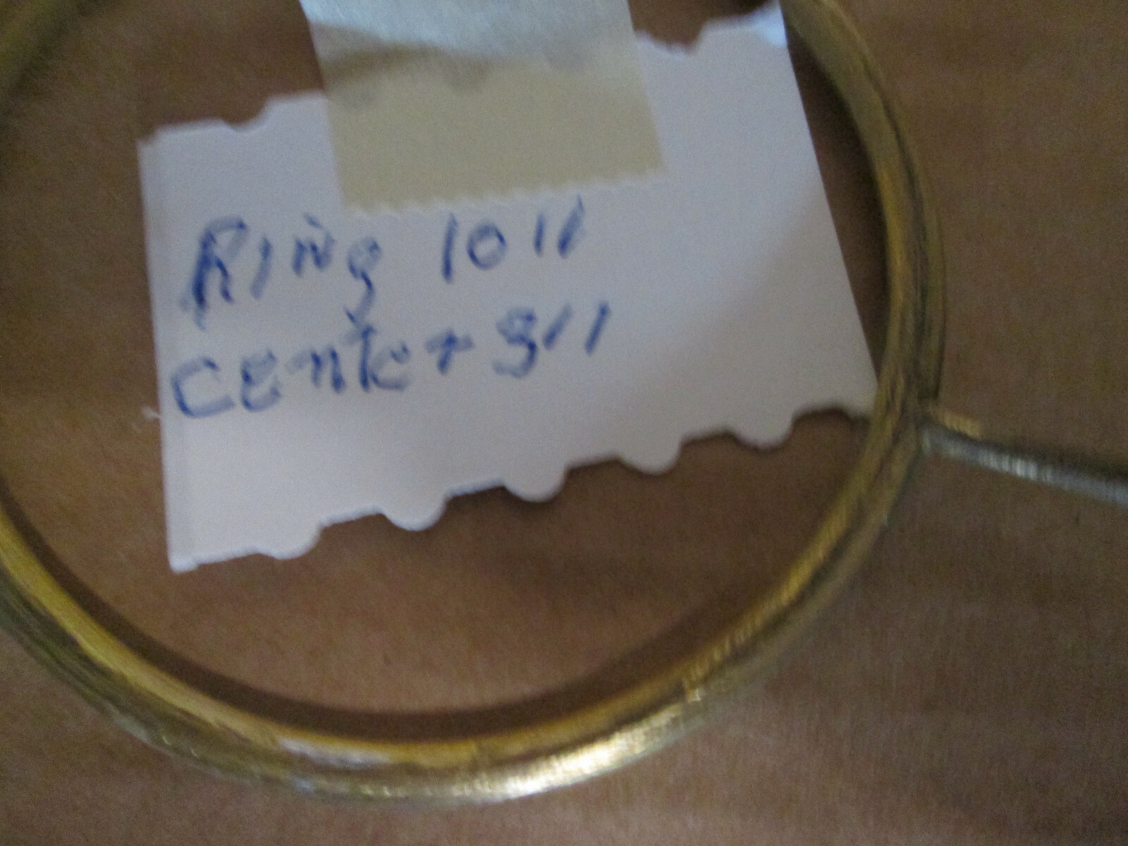 Lot of 3 Vintage aladdin Lamp Shade Rings 2~ 10