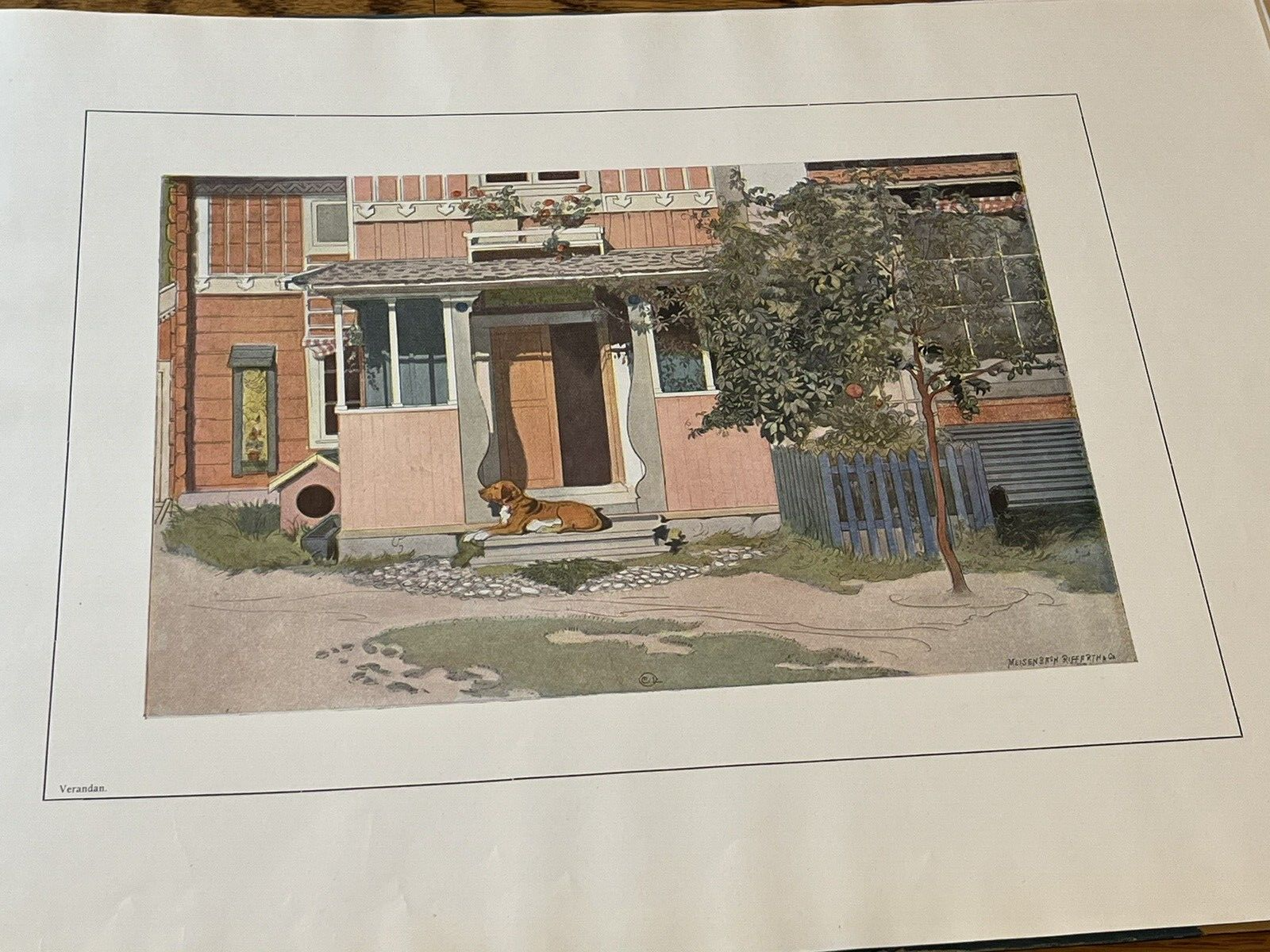 Carl LARSSON Ett Hem 24 Malningar Med Text 1899 Swedish Illustrated (Poor Bind)