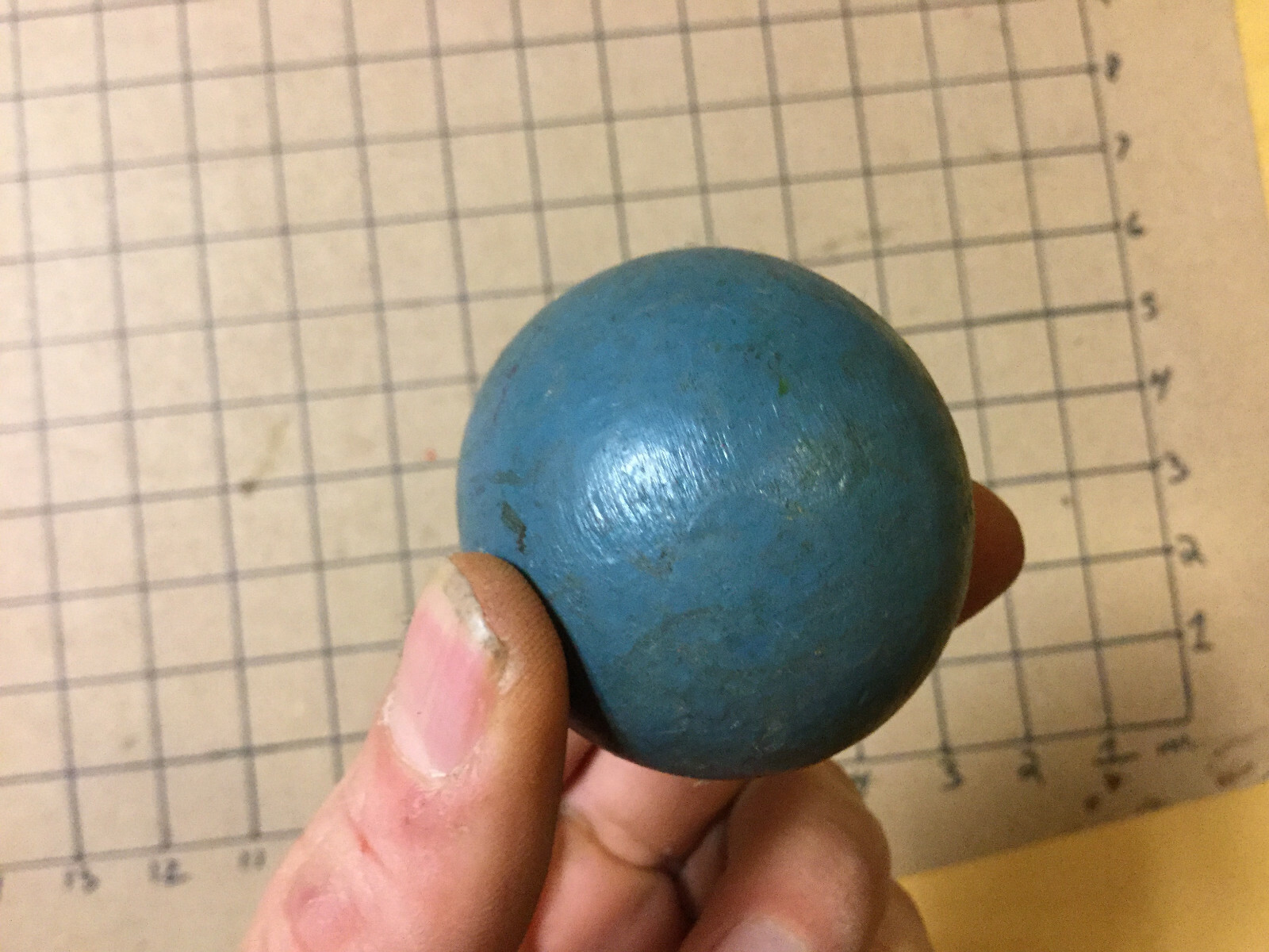 vintage BALL -- UNMARKED BUT OLD