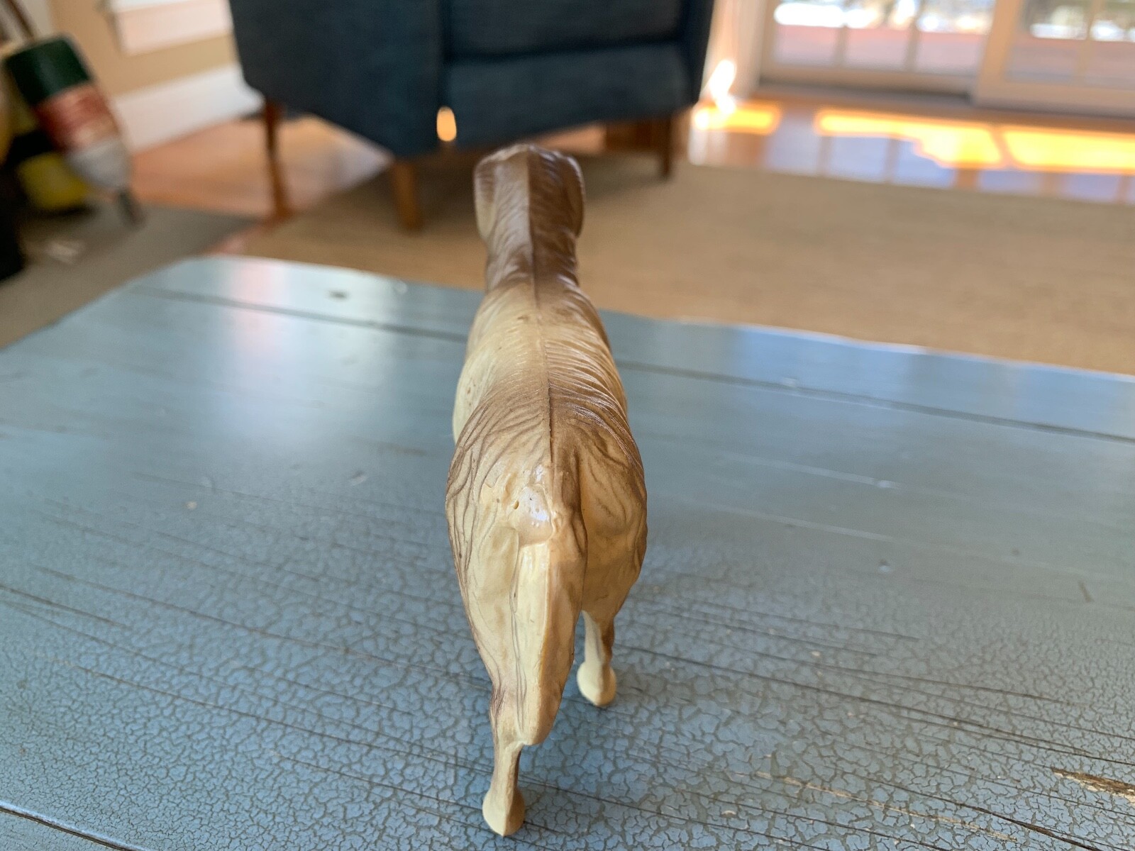 Brown Celluloid Antique Ram Vintage USA Toy