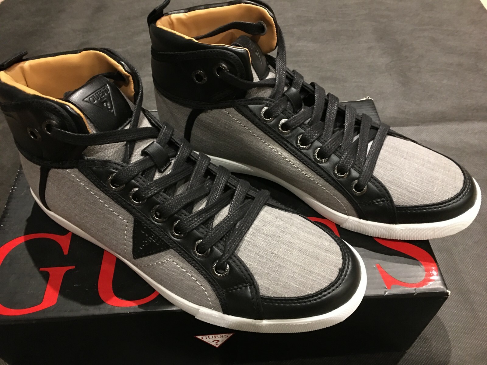guess mens high top sneakers