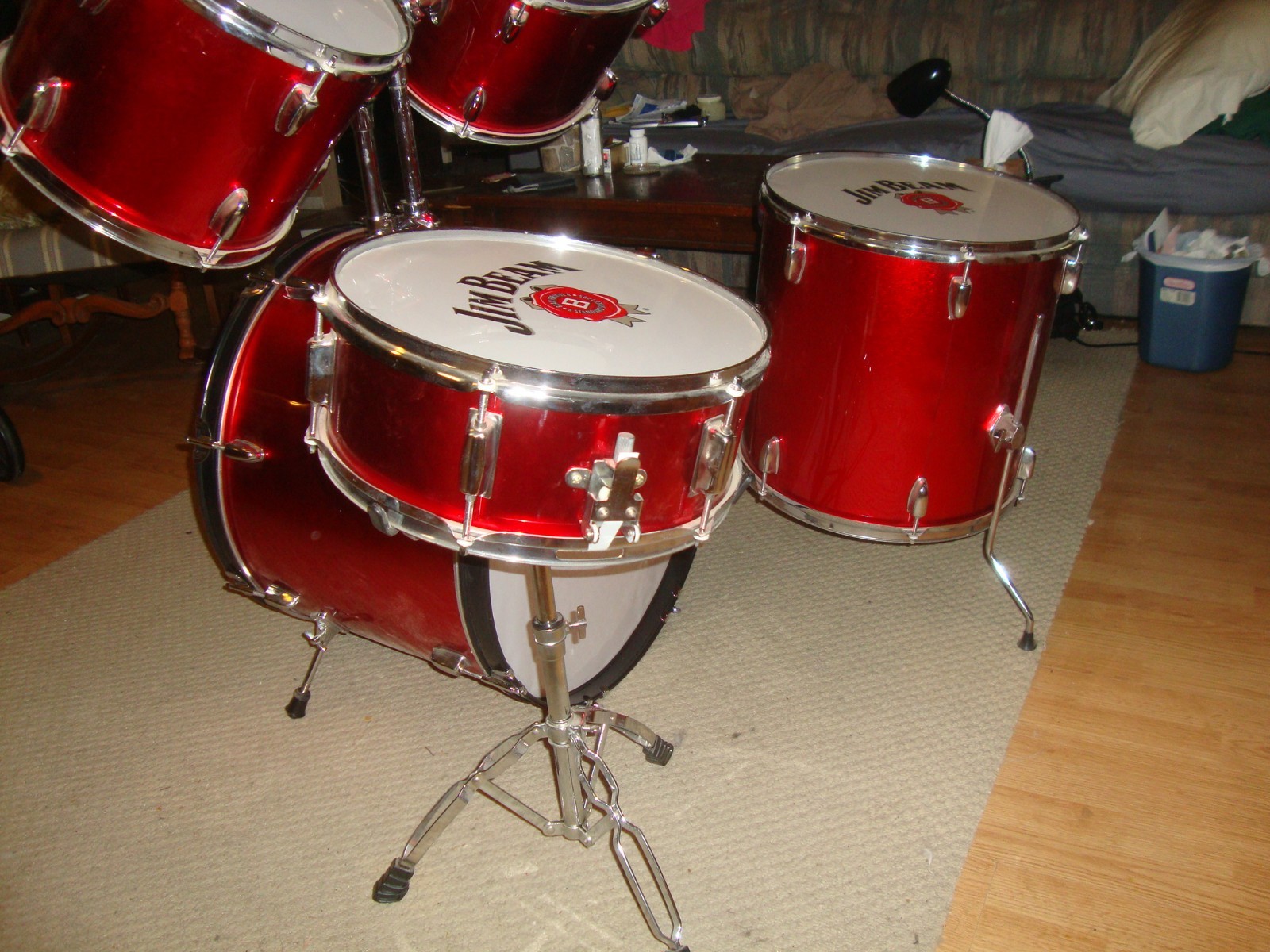 JIM BEAM 5 PIECE DRUM SET
