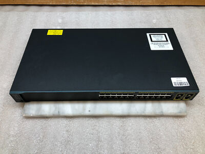 Cisco WS-C2960-24TC-L Catalyst 2960 24-Port Fast Ethernet Network Switch 10/100