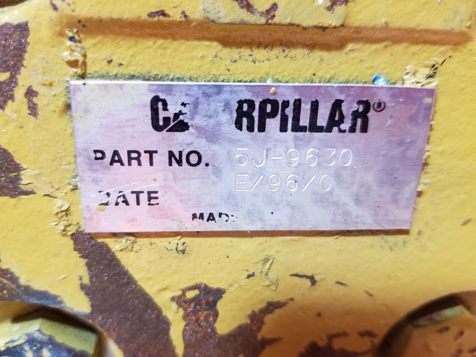 CATERPILLAR 5J-9630 PUMP ASSEMBLY 5J9630 D8H - Picture 3 of 8