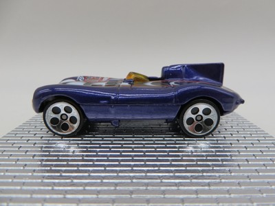 Hot Wheels Jaguar D-Type, Purple, Eclipse Racing, 2002, Metal Base, Classic Car