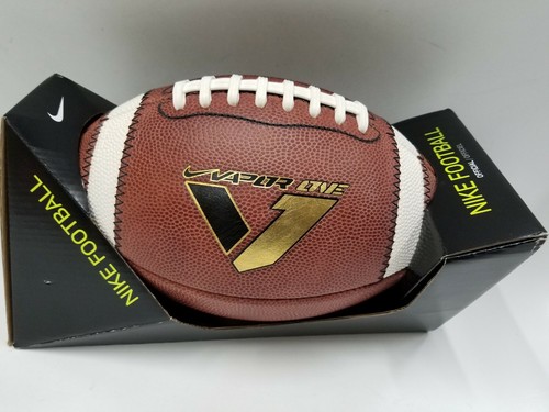 New Nike Vapor One Size 9 Official Game Leather Football PFT059-201 MSRP $90