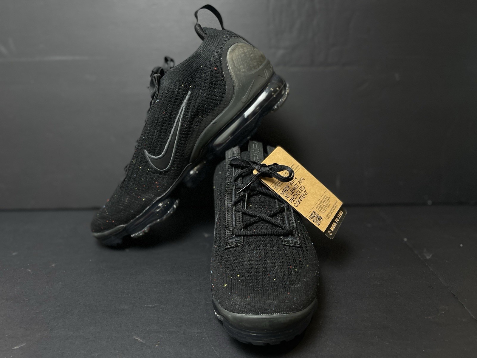 Men’s Size 11- Nike Air VaporMax Flyknit 2021 Black Anthracite DH4084-001