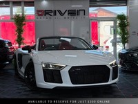 HUGE SPEC! AUDI R8 SPYDER PLUS PRFMNC 5.2 V10 QTRO 602 BHP + RED ROOF + RED LTHR