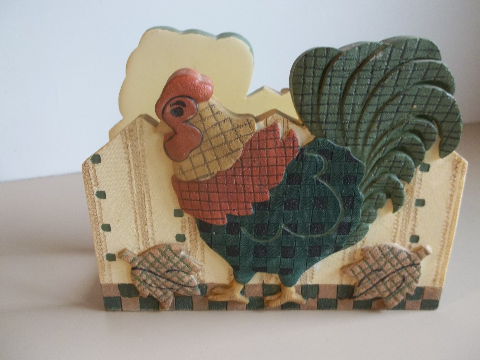 Rooster Napkin Holder Houseware Coordinates 4 1/4