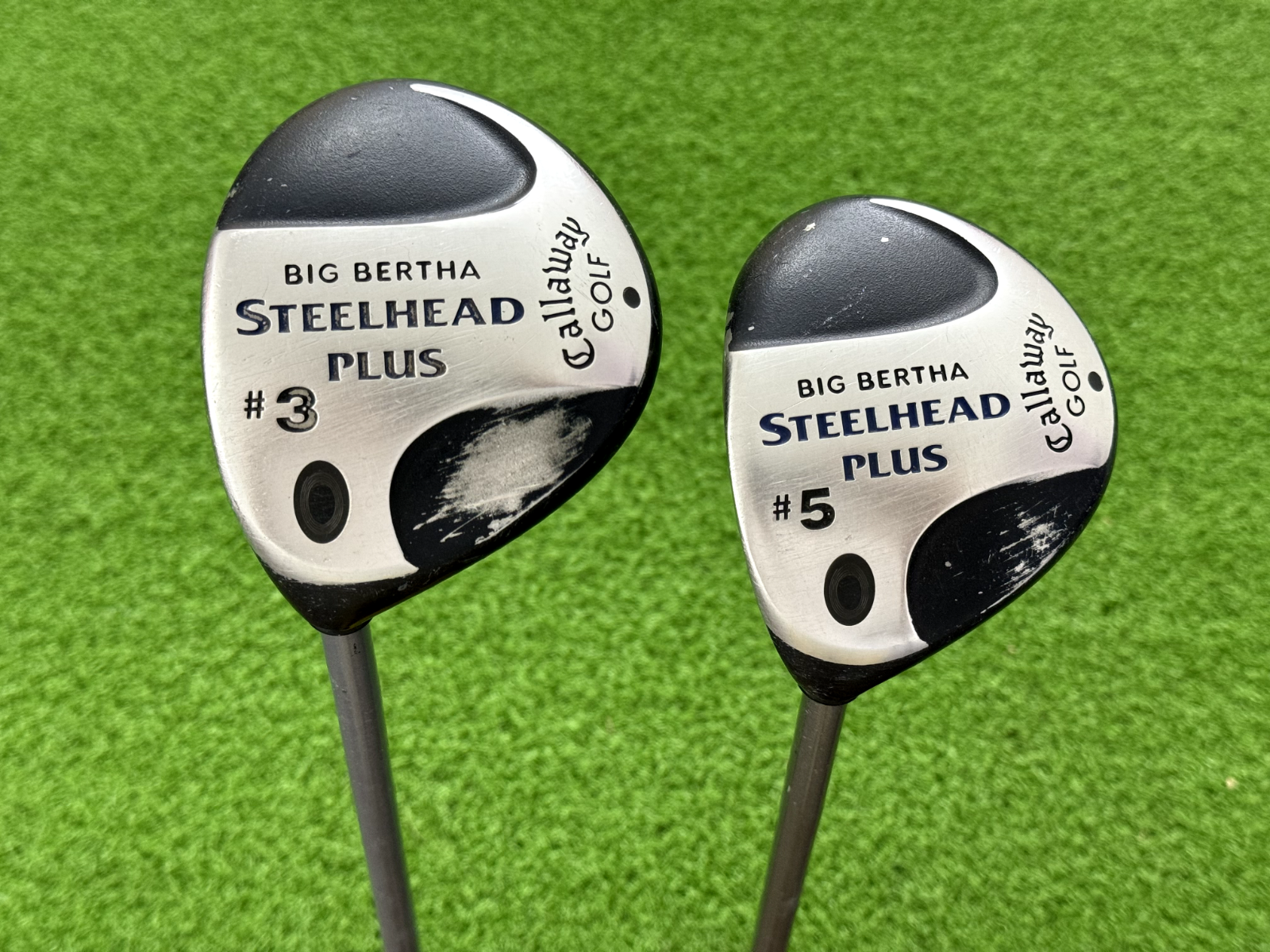 Callaway Golf BIG BERTHA STEELHEAD PLUS 3 & 5 WOOD SET Left