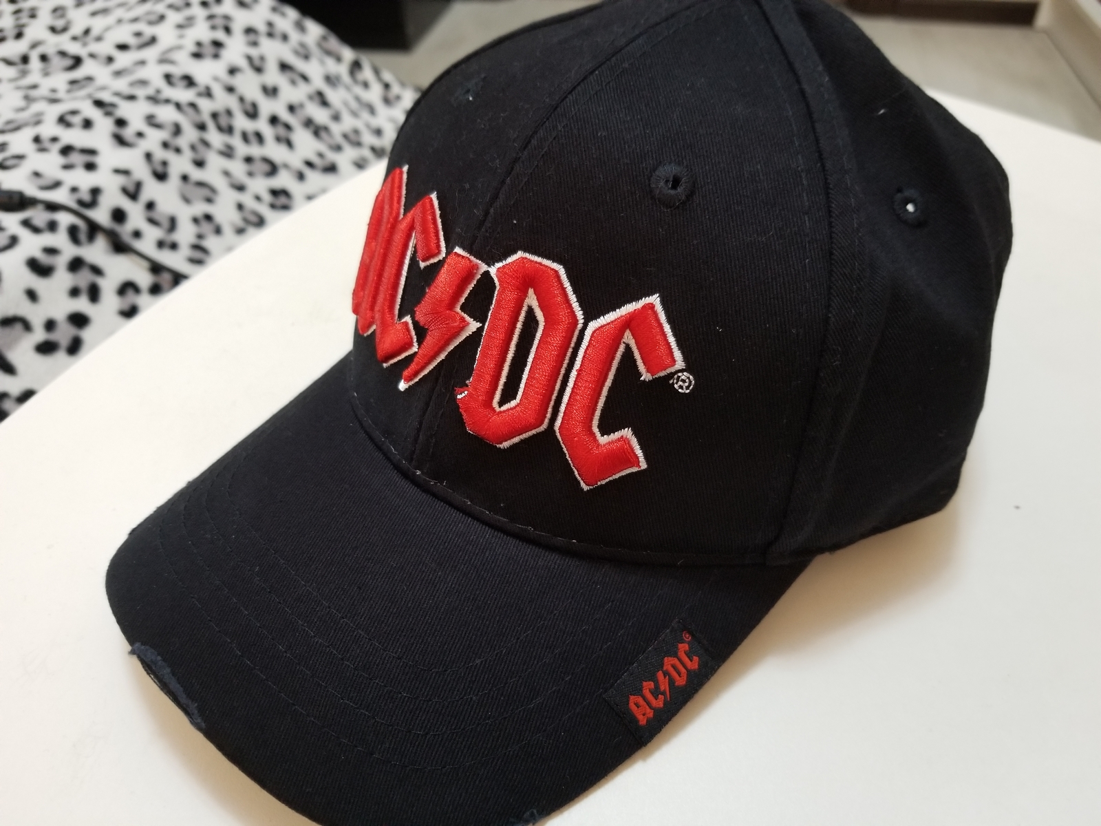 Ac/dc Men's Baseball Cap, Men, Baseball Cap, Black Cap Acdc Logo