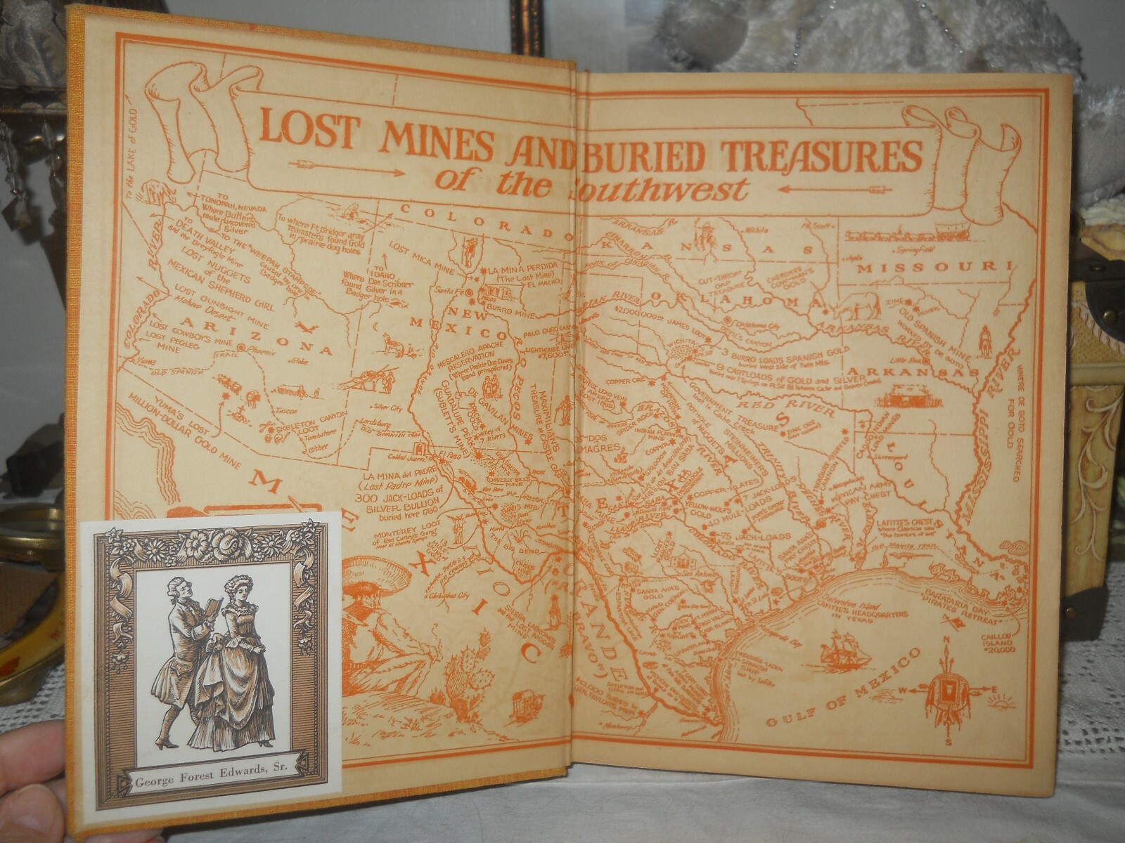 Vintage J. Frank Dobie 30s Book-Coronado's Children-Lost Mines/Buried Treasures