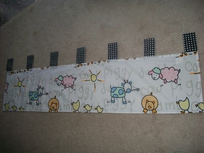 globalbaby Tab Top Valances (2) 16x54