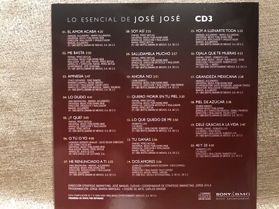 rare CD 70's 80's JOSE José El Amor Acaba Me Basta Lo Dudo He Renunciado A To