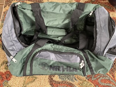 2015 NRA-ILA Duffle Bag 40 Year Anniversary Green Black New