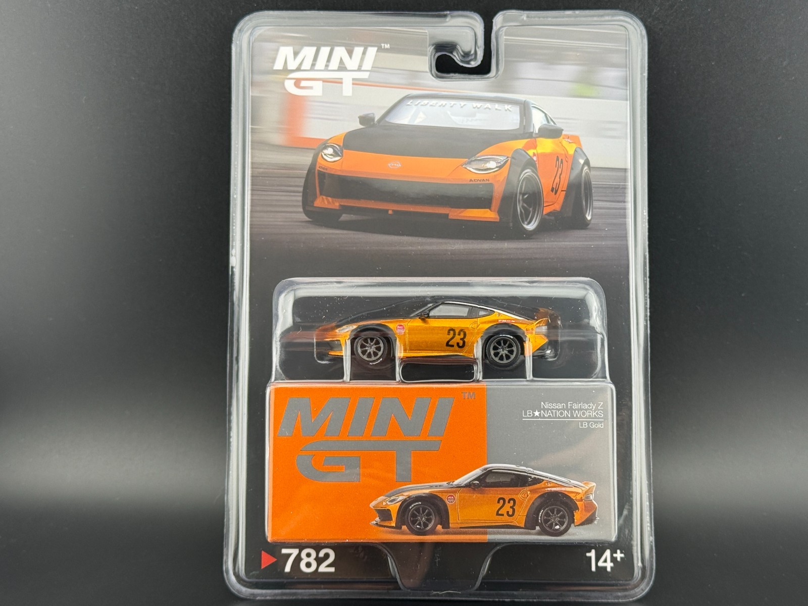 Mini GT Nissan Z LB-NATION WORKS LB Gold #782 1/64 | eBay