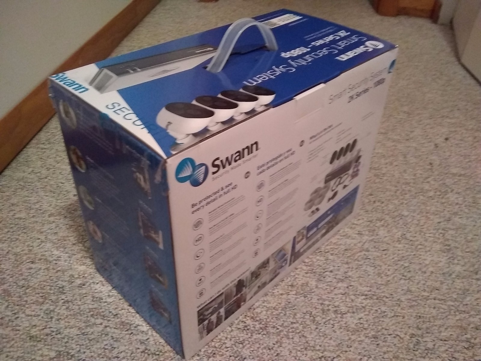 swann smart security system 2k series-1080p 4camera expandable to 8