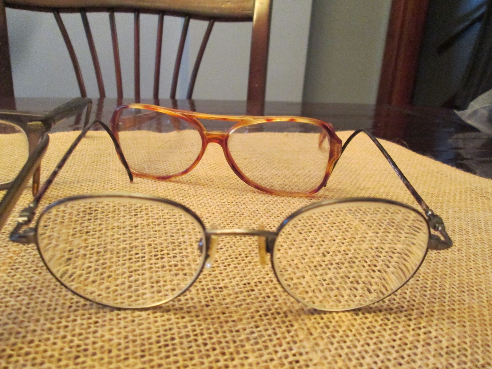 Lot of 4 Vintage Eyeglass Frames LATOUR FOSTER GRANT AMERICAN OPTICAL GLENDALE