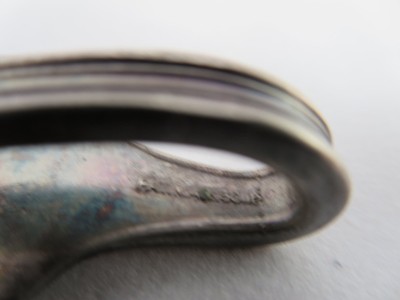 1881 Rogers Spoon Money Clip Tarnished Silver Plated Jewelry