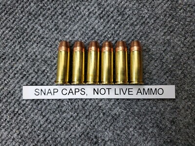 READ AD! 44 spec 44 magnum Snap Caps 5 Pk real weight THESE ARE SNAP CAPS.