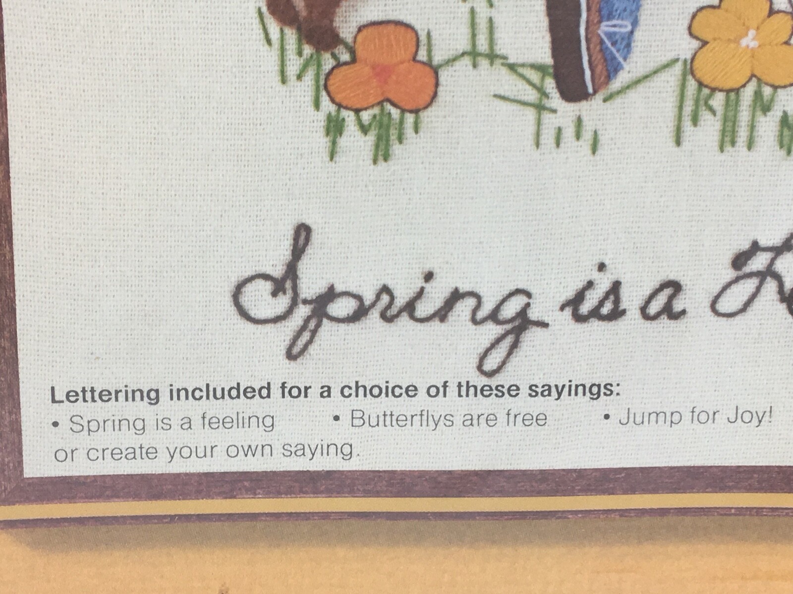 Sunset Stitchery 2702 Joy Crewel Embroidery Kit 14x18 Connie Blyler 1976 New