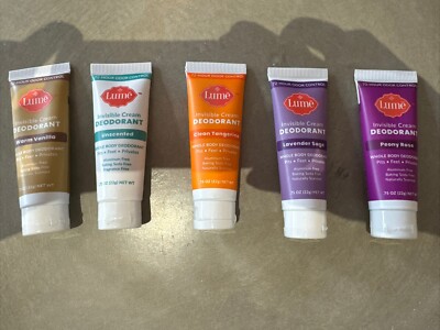 Lume Cream Tube Deodrant CHOOSE YOUR SCENT .75oz Travel/Sealed