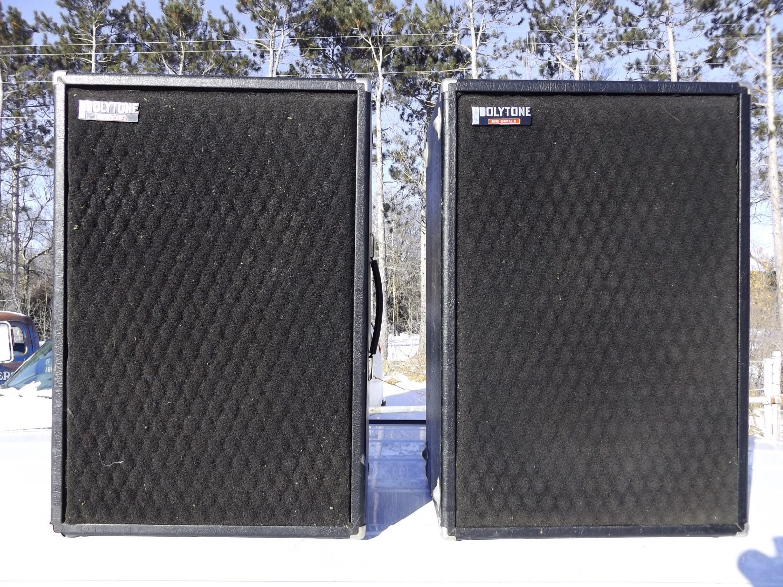 POLYTONE MINI-BRUTE II IV EXTENSION SPEAKER GOOD USED (2 AVAILABLE)