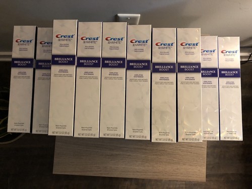 Crest 3D White Polishing Brilliance Boost Non-Fluoride - June 2019 - 86 Units!