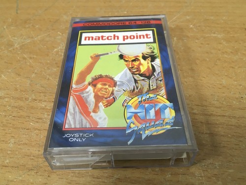 Match Point Commodore 64 C64 Game - Vintage Tennis Sports Cartridge