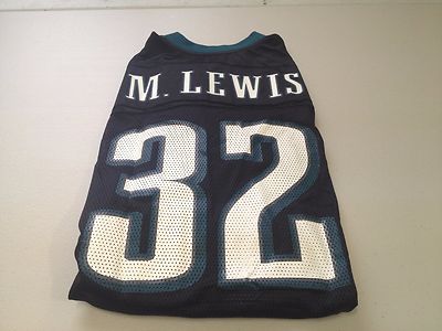 BRAND NEW MICHAEL LEWIS #32 RETRO PHILADELPHIA EAGLES BLACK REEBOK JERSEY