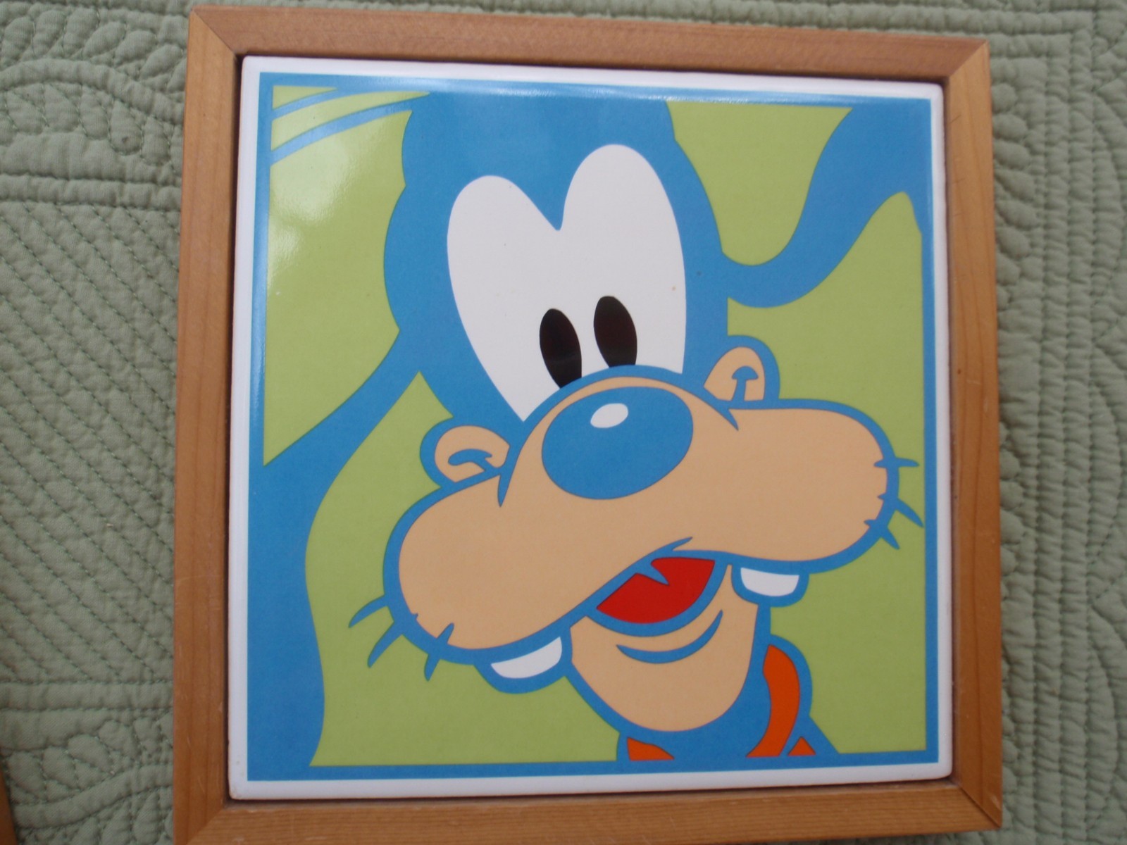 Disney Ceramic Plaques Donald and Goofy