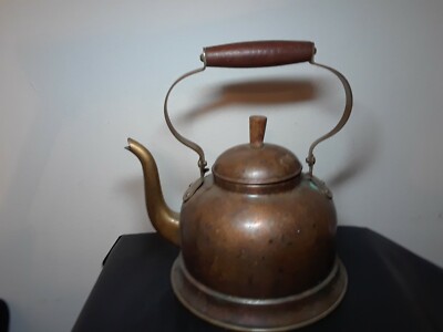 Samovar Rare Flip Burner Antique Copper Coffee Maker Urn