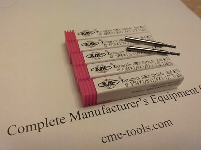5pcs 5/64'' Carbide End Mill Tialn Coated, 4flt square center-cutting 1006-TN-564