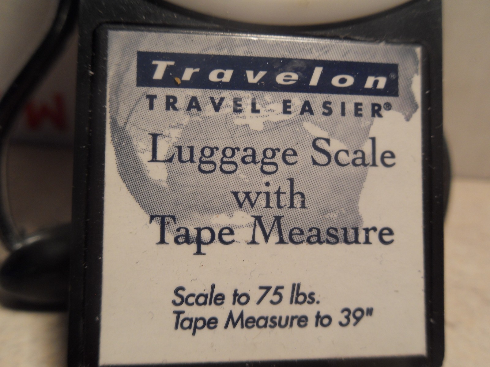 Travelon Luggage Scale With Tape Measure 75LB/39