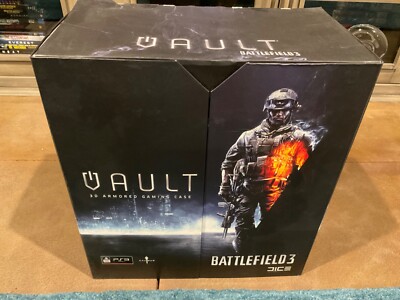 Sony Playstation 3 Vault 3D Armored Case Battlefield 3 By Dice New Open Box