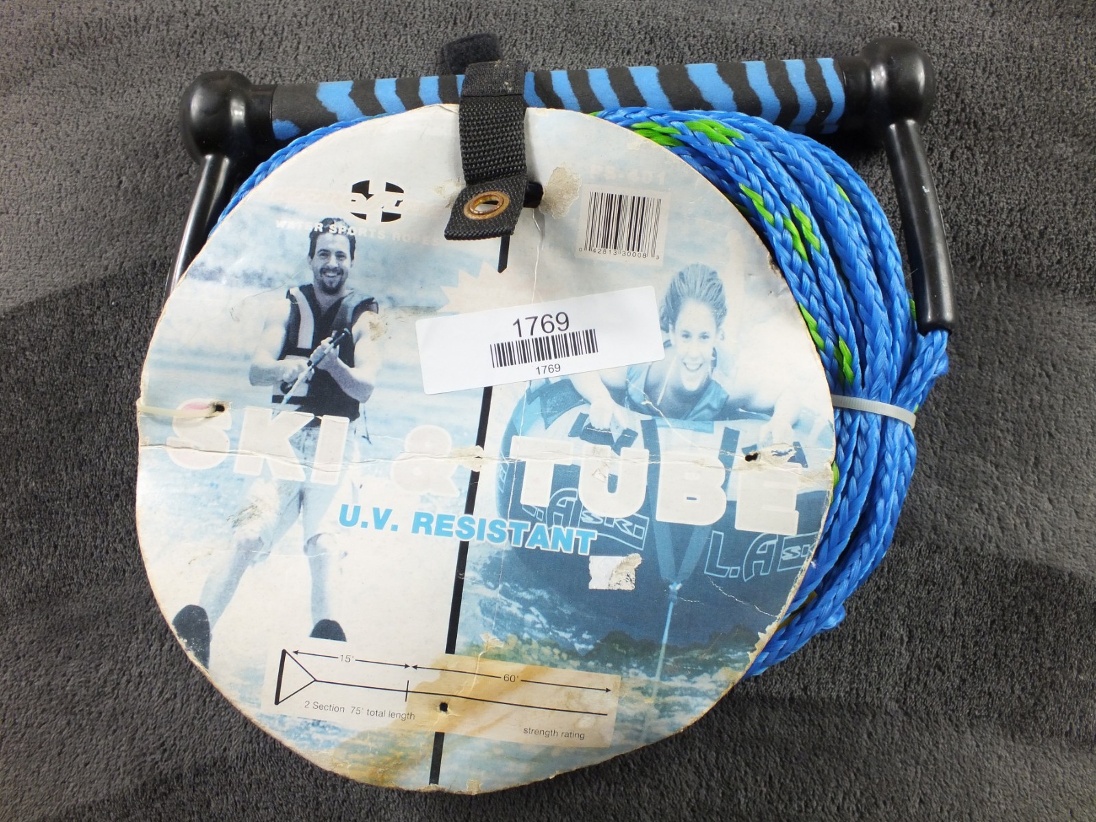 Hydro Slide Ski and Tube Blue Water Rope Sports UV Resistant