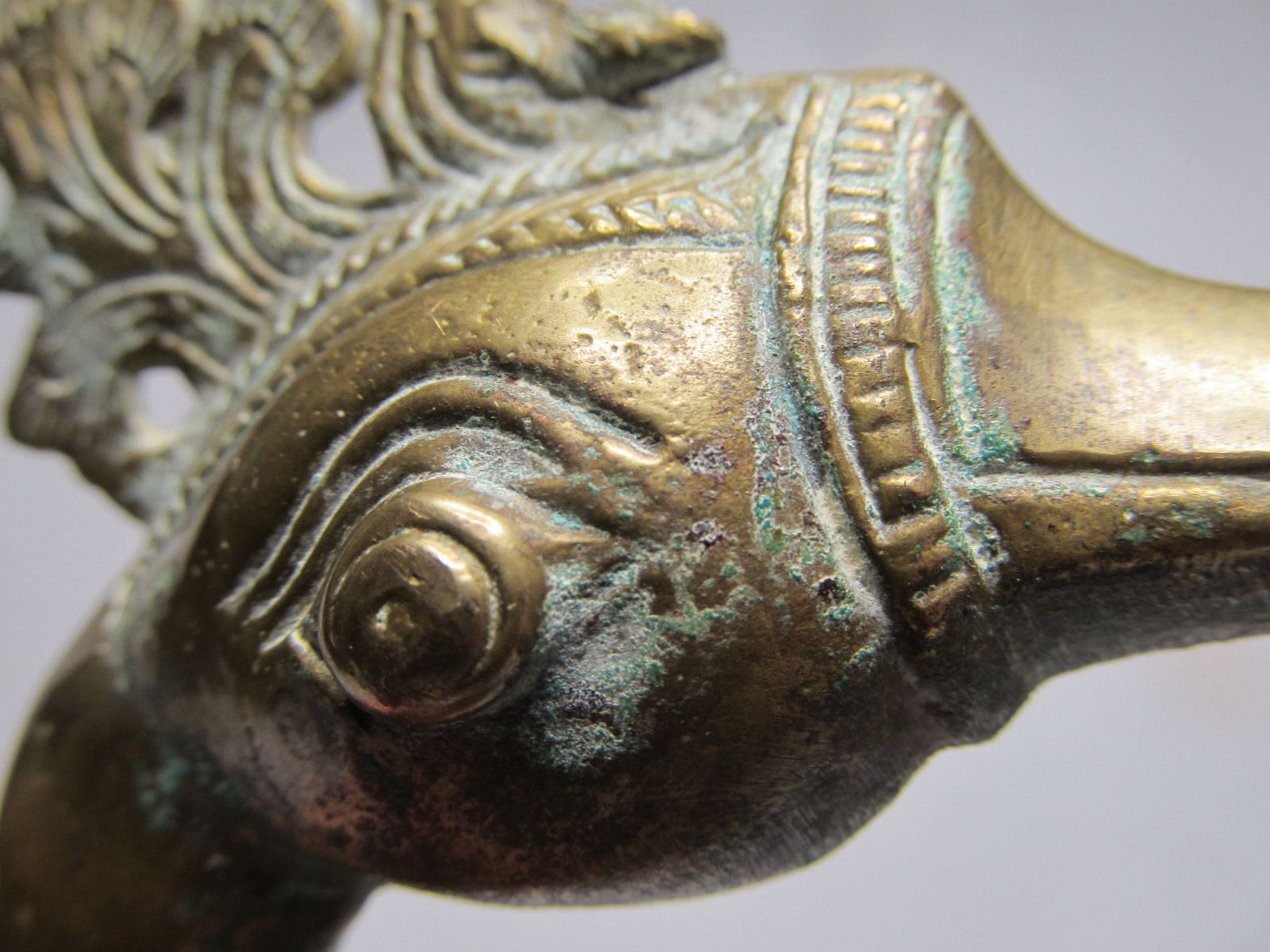 15th-17th C. Ewer Mughal Aquamanile Goose Deccan Islamic Persian Aftaba Dullah