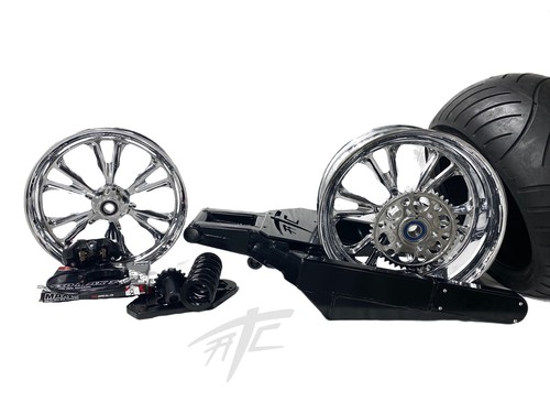 u GSXR 300 OSD FAT TIRE KIT CHROME VANDETTA WHEELS 08-20